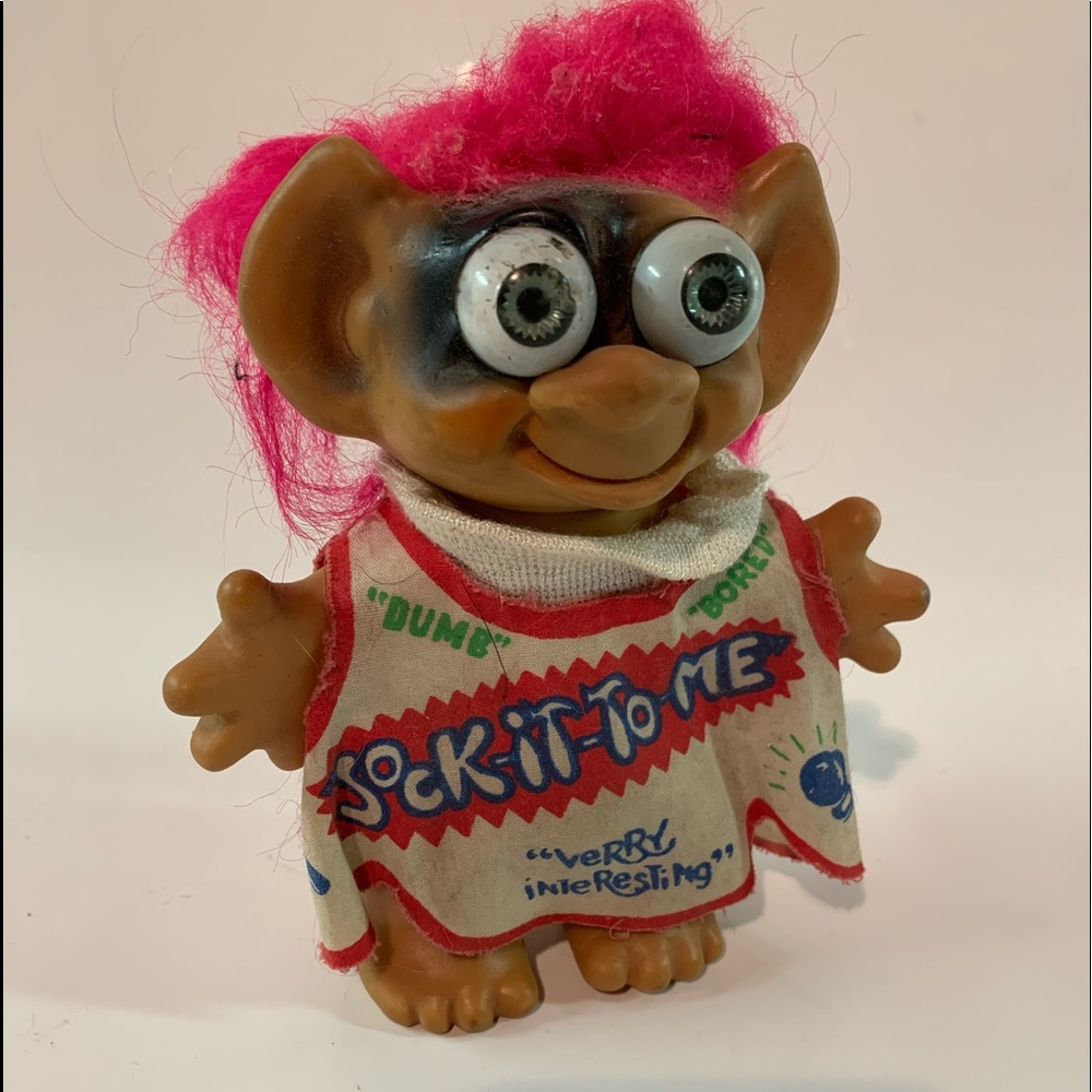 “Sock it to me “ troll doll